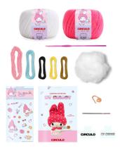 Kit Amigurumi My Melody Hello Kitty & Friends - Cor 8 Kit Amigurumi My Melody Hello Kitty & Friends - Cor 8