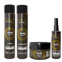 kit Amla Vitiss shampoo condicionador mascara capilar 250g protetor termico cabelos lisos e volumosos