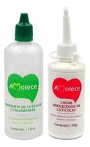 Kit Amolecedor De Cutícula Líquido 110Ml+Creme 100G Amolece