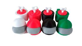 Kit among - 4 un - 6cm (branco, preto, verde e vermelho) - ARTIS 3D