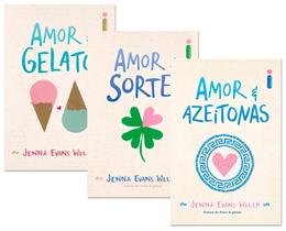 Kit Amor e Livros Vol. 1, 2 e 3 - Amor e Gelato Sorte Azeitonas