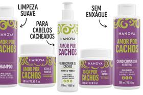 Kit Amor Por Cachos Hanova Light Poo 500ml Com 5 Produtos
