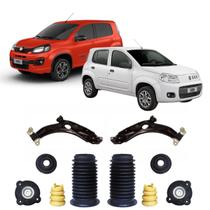 Kit Amortecedor + Bandeja Dianteiro Fiat Uno 2012-2017 - Fábrica das Peças