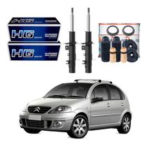 Kit Amortecedor Batente Coifa Dianteiro C3 1.6 2003 A 2012 Kit Amortecedor Batente Coifa Dianteiro C3 1.6 2003 A 2012