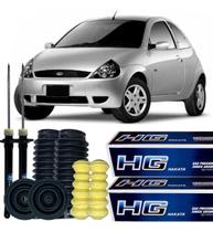 Kit Amortecedor Batente Coxim Traseira Ford Ka 1997 Á 2007