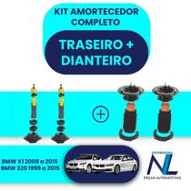 Kit Amortecedor Completo Dianteiro E Trase. Com Coxim Bmw X1