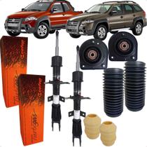 Kit Amortecedor Coxim Batente Dianteiro Palio Weekend Strada Adventure Locker 1.8 2008 a 2019 Kit Amortecedor Coxim Batente Dianteiro Palio Weekend Strada Adventure Locker 1.8 2008 a 2019