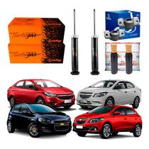 Kit Amortecedor Coxim Traseiro Sonic Sedan 1.6 2012 A 2014