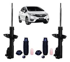 Kit Amortecedor Dianteiro Batente Fit City 2009 Á 2014