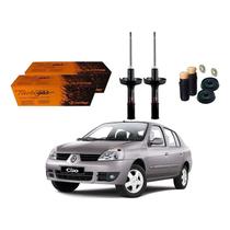 Kit Amortecedor Dianteiro Clio Sedan 1.0 2001 A 2011 Kit Amortecedor Dianteiro Clio Sedan 1.0 2001 A 2011