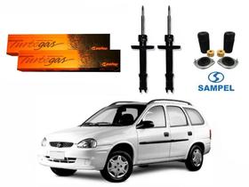 Kit amortecedor dianteiro cofap chevrolet corsa wagon corsa perua 1.0 1.6 1997 a 2002