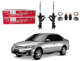 Kit amortecedor dianteiro kayaba honda civic 1.7 2004 a 2006