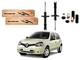 Kit amortecedor dianteiro monroe original renault clio 1.0 2012 a 2016