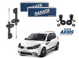 Kit amortecedor dianteiro nakata axios original renault sandero gt line 1.6 2011 a 2013