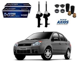 Kit amortecedor dianteiro nakata ford fiesta sedan 1.0 1.6 2007 a 2009