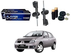 Kit amortecedor dianteiro nakata renault clio sedan 1.6 2003 a 2007