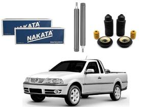 Kit amortecedor dianteiro nakata volkswagen saveiro g3 1.6 1.8 2000 a 2005