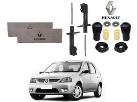 Kit amortecedor dianteiro original renault logan 1.0 1.6 2008 a 2013