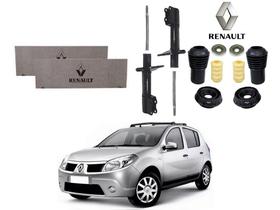 Kit amortecedor dianteiro original renault sandero 1.0 1.6 2007 a 2013