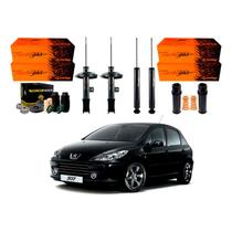Kit Amortecedor Dianteiro Traseiro 307 Hatch 1.6 2006 A 2012