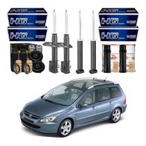 Kit Amortecedor Dianteiro Traseiro 307 Sw 2.0 2002 A 2006