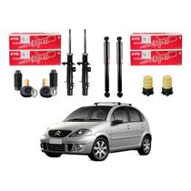 Kit Amortecedor Dianteiro Traseiro C3 1.4 1.6 2003 A 2012 Kit Amortecedor Dianteiro Traseiro C3 1.4 1.6 2003 A 2012