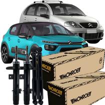 Kit Amortecedor Dianteiro Traseiro C3 1.5 2013 2020 Kit Amortecedor Dianteiro Traseiro C3 1.5 2013 2020