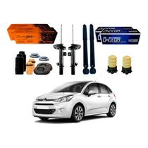 Kit Amortecedor Dianteiro Traseiro C3 Manual 1.5 2013 A 2016 Kit Amortecedor Dianteiro Traseiro C3 Manual 1.5 2013 A 2016