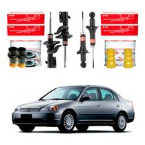 Kit Amortecedor Dianteiro Traseiro Civic 1.7 2002 A 2003