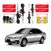 Kit Amortecedor Dianteiro Traseiro Civic 1.7 2004 A 2006