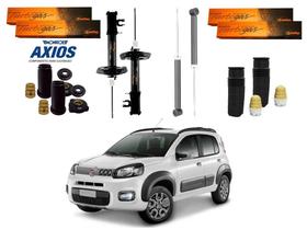 Kit amortecedor dianteiro traseiro cofap fiat novo uno way 1.0 1.4 2017 a 2019