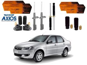 Kit amortecedor dianteiro traseiro cofap fiat siena 1.0 2012 a 2015