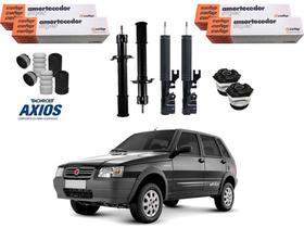 Kit amortecedor dianteiro traseiro cofap original fiat uno way 1.0 2008 a 2013