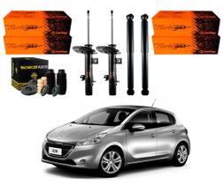 Kit amortecedor dianteiro traseiro cofap peugeot 208 manual 1.2 2016 a 2019