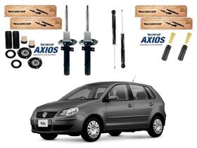 Kit amortecedor dianteiro traseiro monroe axios original volkswagen polo 1.6 2007 a 2011