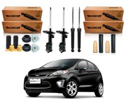 Kit amortecedor dianteiro traseiro monroe ford new fiesta 1.6 2011 a 2013