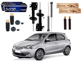 Kit amortecedor dianteiro traseiro monroe toyota etios 1.3 1.5 2012 a 2016