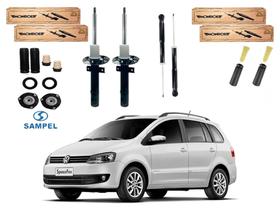 Kit amortecedor dianteiro traseiro monroe volkswagen spacefox 1.6 2011 a 2014