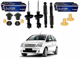 Kit amortecedor dianteiro traseiro nakata chevrolet meriva 1.4 8v 2008 a 2012