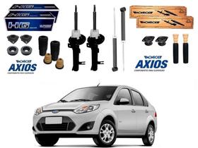 Kit amortecedor dianteiro traseiro nakata ford fiesta sedan 1.0 2007 a 2009