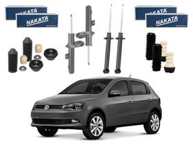 Kit amortecedor dianteiro traseiro nakata original volkswagen gol g6 1.0 1.6 2014 a 2016