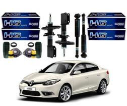 Kit amortecedor dianteiro traseiro nakata renault fluence 1.6 2015 a 2022