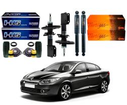 Kit amortecedor dianteiro traseiro nakata renault fluence 2.0 2010 a 2014