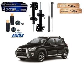 Kit amortecedor dianteiro traseiro nakata toyota etios cross 1.5 2014 a 2019