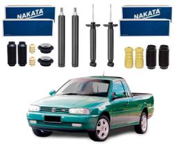 Kit amortecedor dianteiro traseiro nakata volkswagen saveiro 2.0 1997 a 2000