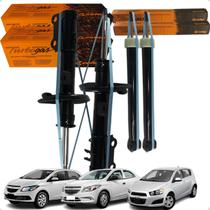 Kit Amortecedor Dianteiro + Traseiro Original Cofap Gm Onix Prisma Sonic