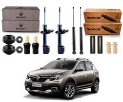 Kit amortecedor dianteiro traseiro renault sandero stepway 1.6 2020 a 2022