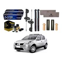 Kit Amortecedor Dianteiro Traseiro Sandero 1.6 2007 A 2013 Kit Amortecedor Dianteiro Traseiro Sandero 1.6 2007 A 2013