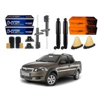 Kit Amortecedor Dianteiro Traseiro Strada 1.6 2008 A 2015 Kit Amortecedor Dianteiro Traseiro Strada 1.6 2008 A 2015