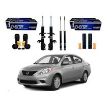 Kit Amortecedor Dianteiro Traseiro Versa 1.6 2012 A 2014